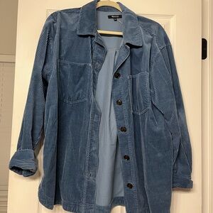 Madewell Blue Corduroy Shirt